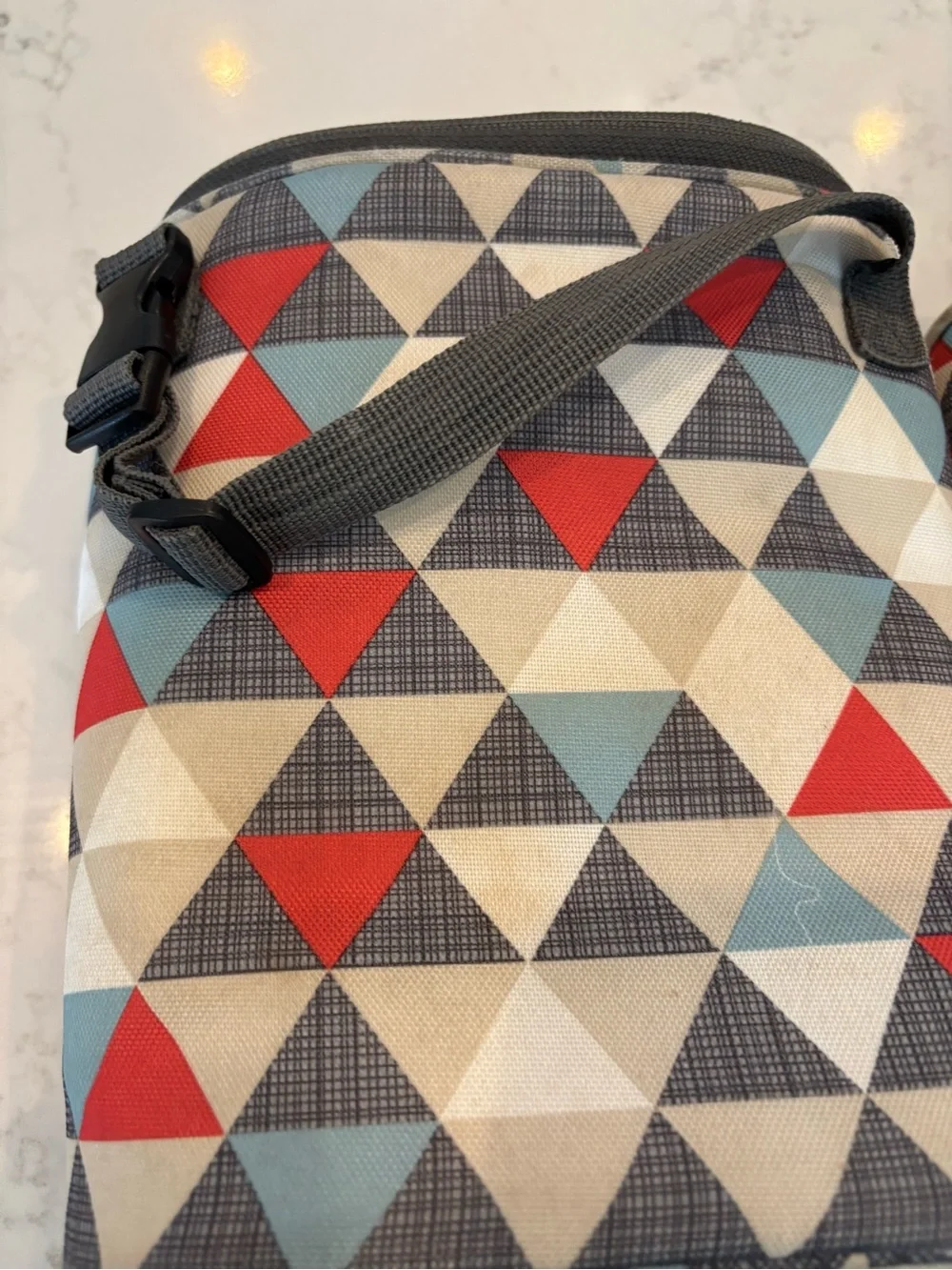 Skip Hop Insulated Bottle Bag Duo in Red, Teal, Black, Cream